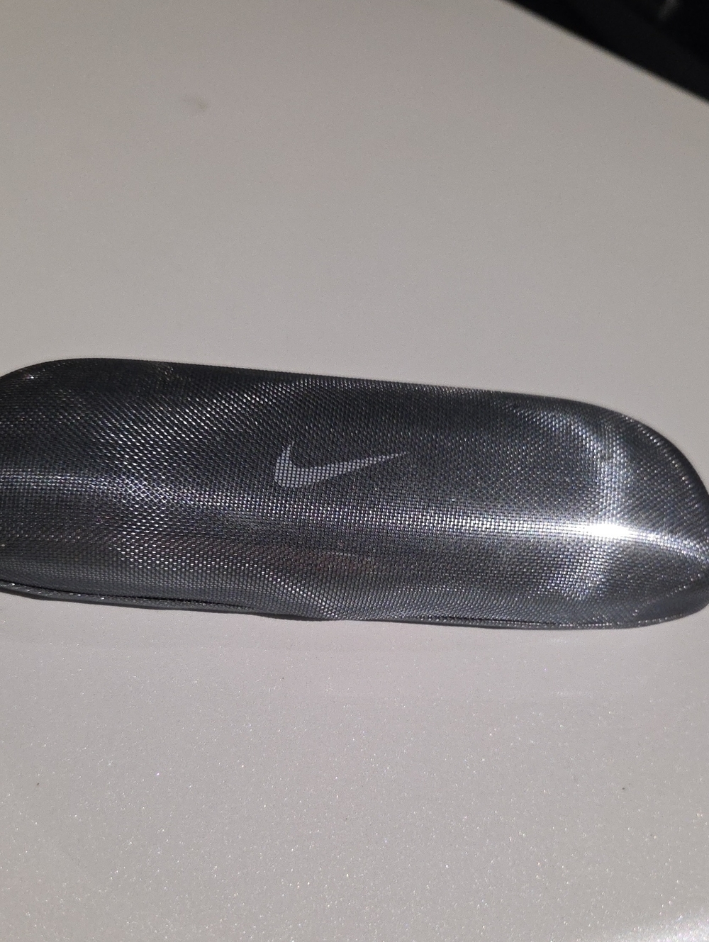 Nike Black Textured Hard Shell Glasses Case with Swoosh